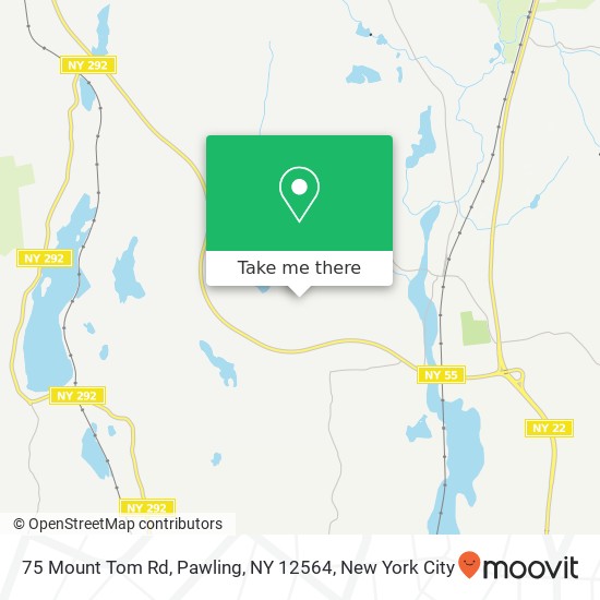 75 Mount Tom Rd, Pawling, NY 12564 map