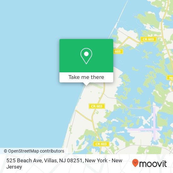 525 Beach Ave, Villas, NJ 08251 map