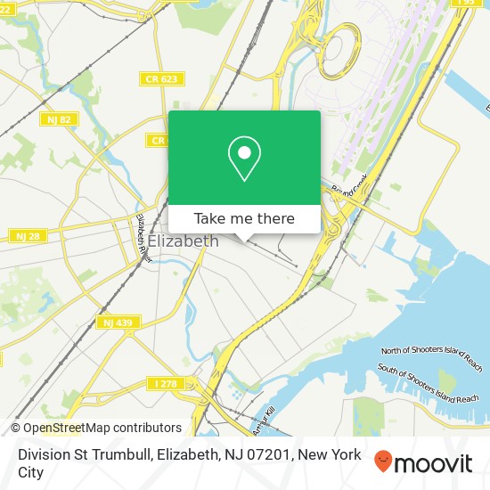 Division St Trumbull, Elizabeth, NJ 07201 map