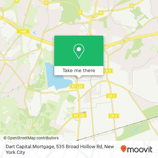Dart Capital Mortgage, 535 Broad Hollow Rd map