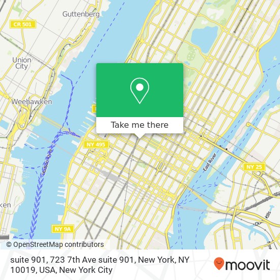 suite 901, 723 7th Ave suite 901, New York, NY 10019, USA map
