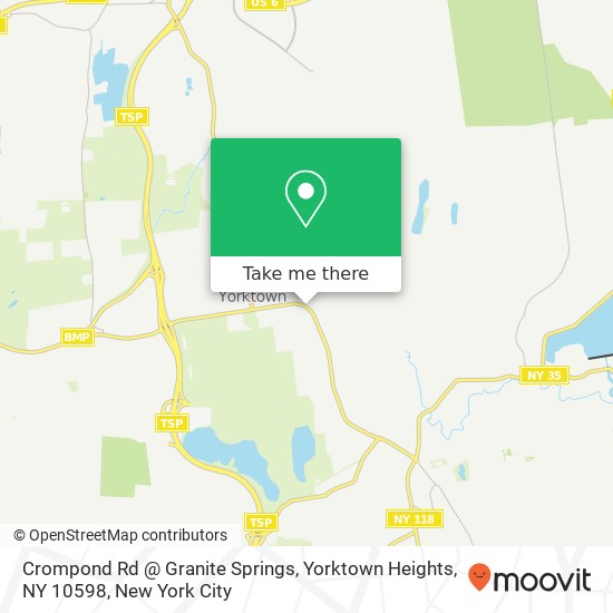 Crompond Rd @ Granite Springs, Yorktown Heights, NY 10598 map