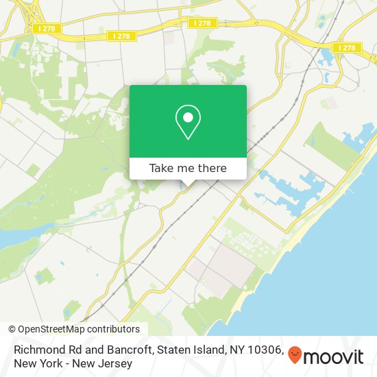 Richmond Rd and Bancroft, Staten Island, NY 10306 map