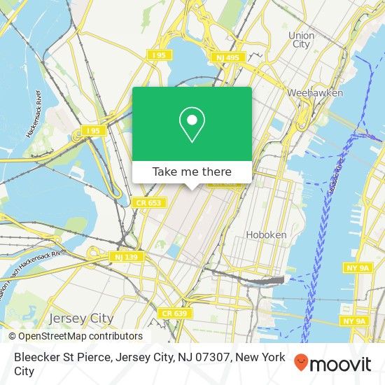 Bleecker St Pierce, Jersey City, NJ 07307 map