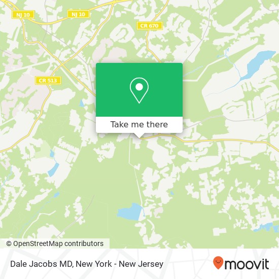 Dale Jacobs MD, 1240 Sussex Tpke map