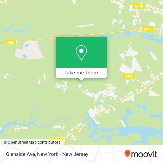 Mapa de Glenside Ave, Millville, NJ 08332