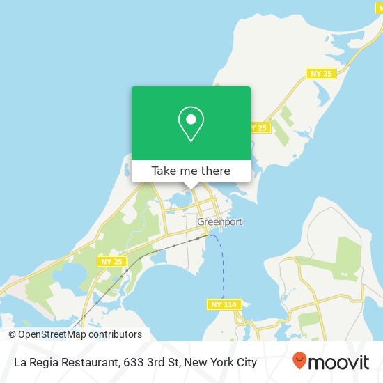 Mapa de La Regia Restaurant, 633 3rd St