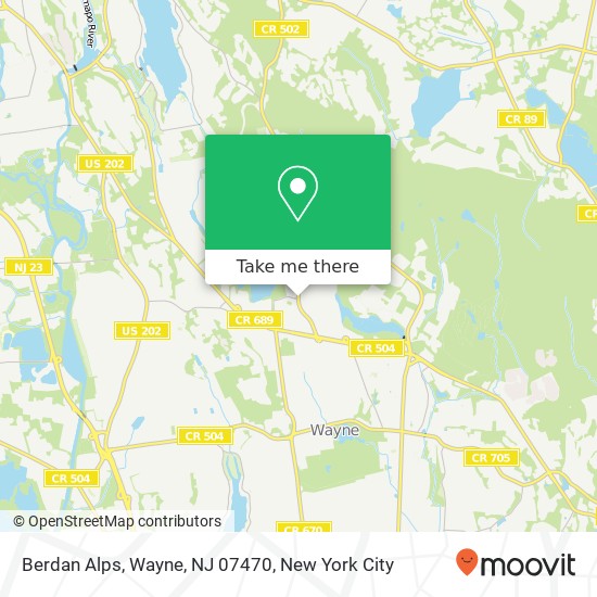 Berdan Alps, Wayne, NJ 07470 map