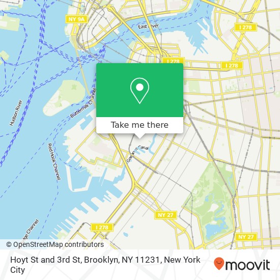 Hoyt St and 3rd St, Brooklyn, NY 11231 map