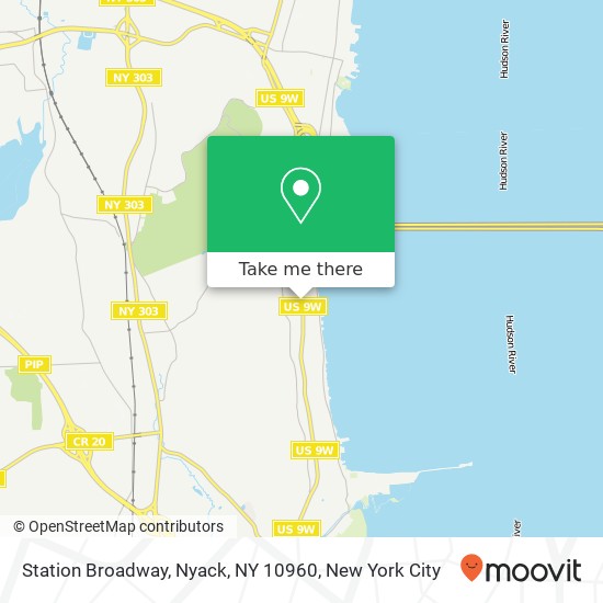 Mapa de Station Broadway, Nyack, NY 10960