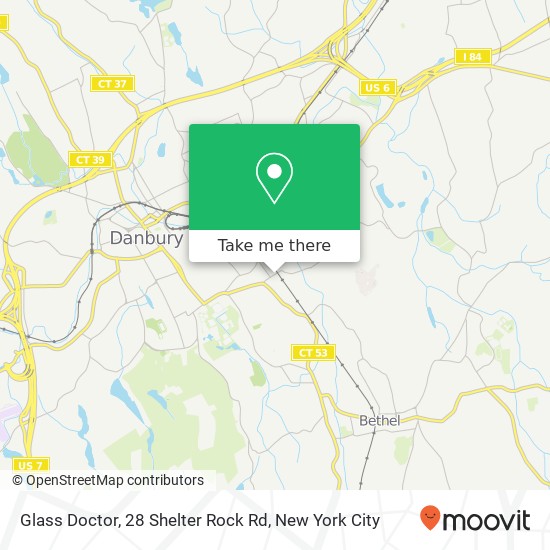 Glass Doctor, 28 Shelter Rock Rd map