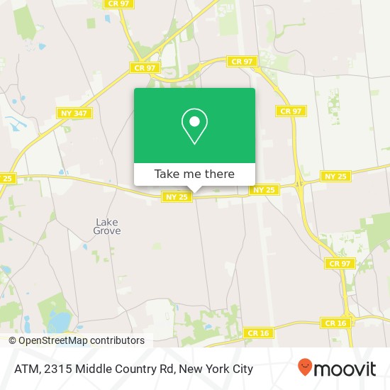 ATM, 2315 Middle Country Rd map