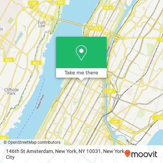 146th St Amsterdam, New York, NY 10031 map