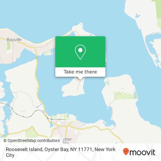 Roosevelt Island, Oyster Bay, NY 11771 map