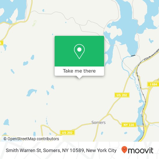Mapa de Smith Warren St, Somers, NY 10589