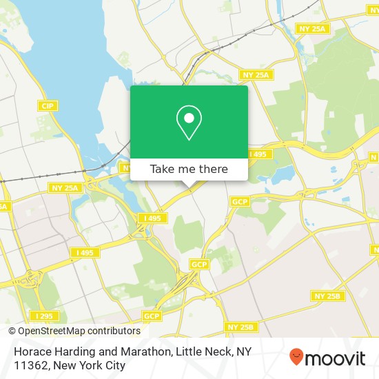 Mapa de Horace Harding and Marathon, Little Neck, NY 11362