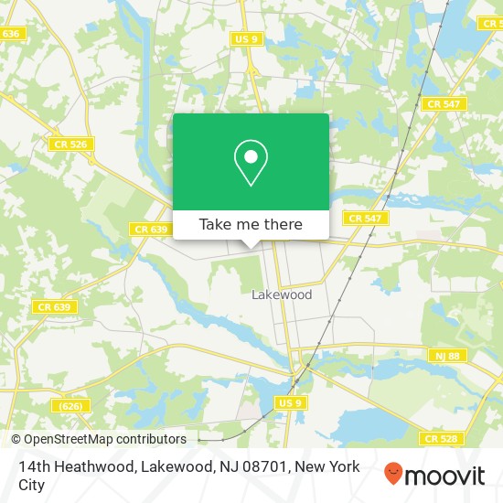 14th Heathwood, Lakewood, NJ 08701 map