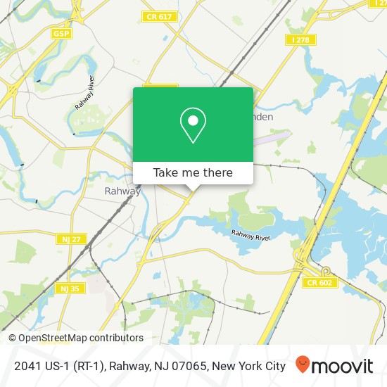 Mapa de 2041 US-1 (RT-1), Rahway, NJ 07065