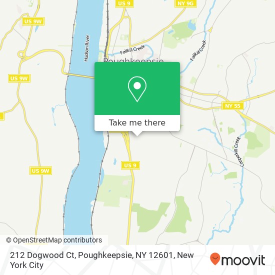 212 Dogwood Ct, Poughkeepsie, NY 12601 map