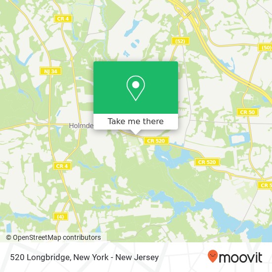 520 Longbridge, Holmdel, NJ 07733 map