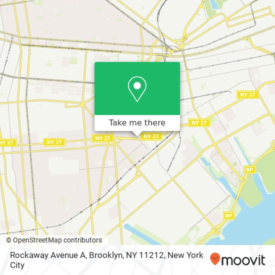 Rockaway Avenue A, Brooklyn, NY 11212 map