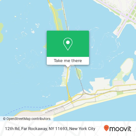 Mapa de 12th Rd, Far Rockaway, NY 11693