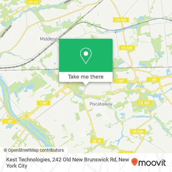 Kest Technologies, 242 Old New Brunswick Rd map