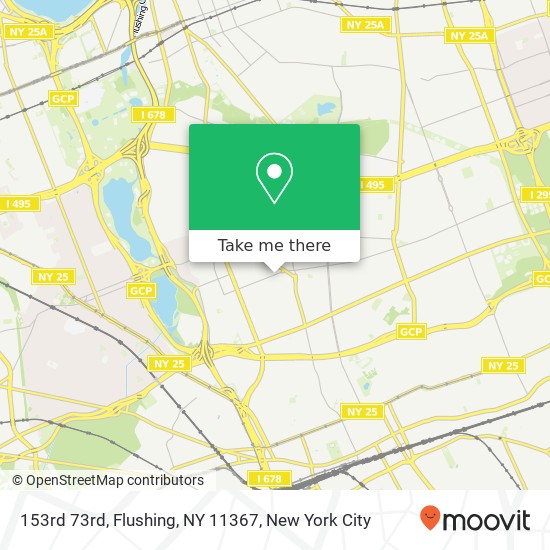 153rd 73rd, Flushing, NY 11367 map