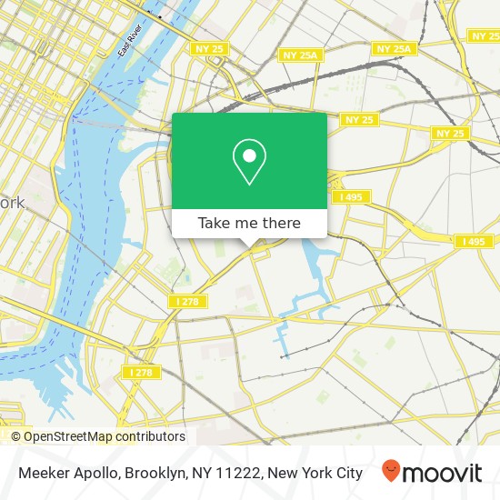 Meeker Apollo, Brooklyn, NY 11222 map