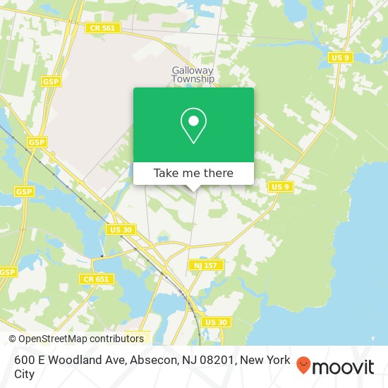 600 E Woodland Ave, Absecon, NJ 08201 map