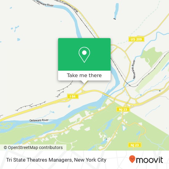 Tri State Theatres Managers map