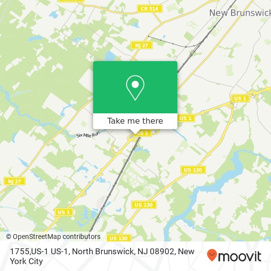 Mapa de 1755,US-1 US-1, North Brunswick, NJ 08902