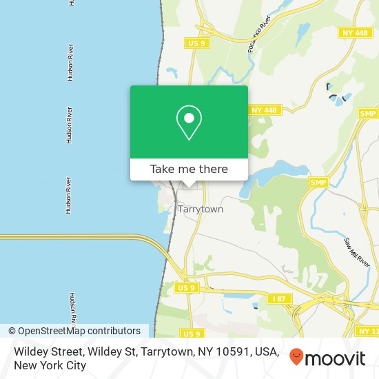 Mapa de Wildey Street, Wildey St, Tarrytown, NY 10591, USA
