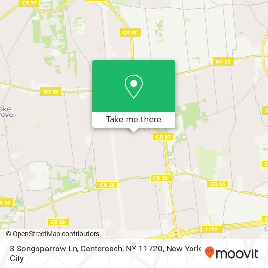 3 Songsparrow Ln, Centereach, NY 11720 map
