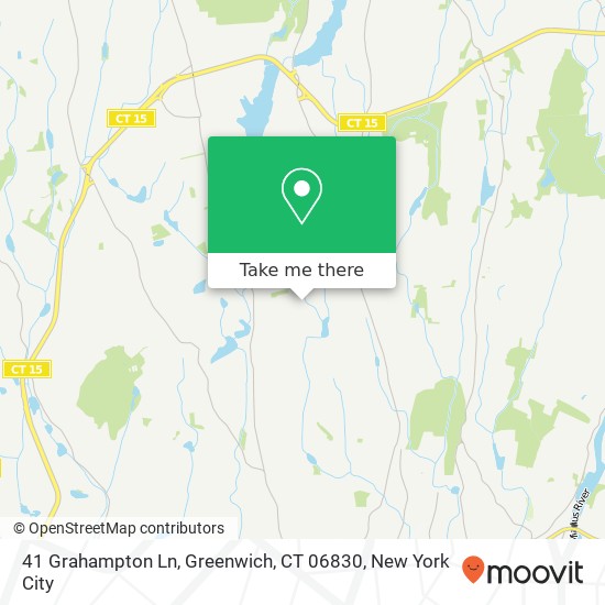 Mapa de 41 Grahampton Ln, Greenwich, CT 06830