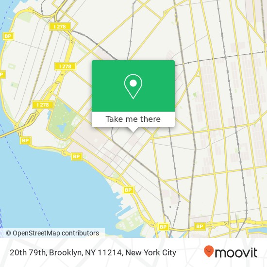 20th 79th, Brooklyn, NY 11214 map