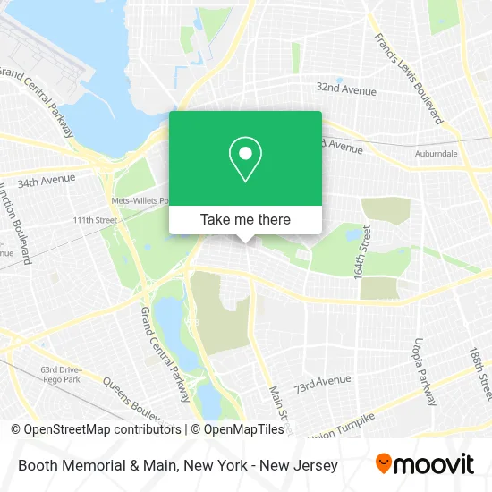 Booth Memorial & Main map