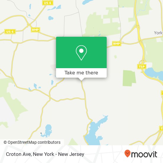 Mapa de Croton Ave, Cortlandt Manor, NY 10567