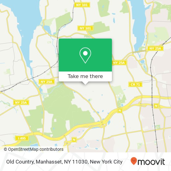 Mapa de Old Country, Manhasset, NY 11030