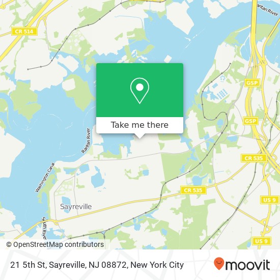 21 5th St, Sayreville, NJ 08872 map