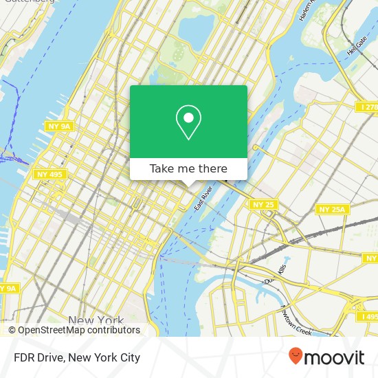 FDR Drive map