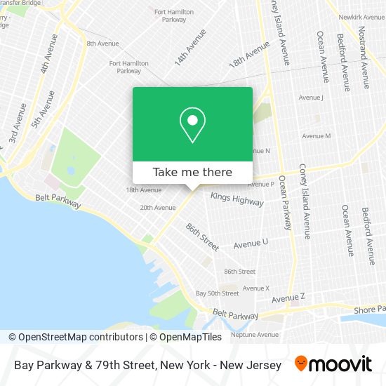 Bay Parkway & 79th Street map
