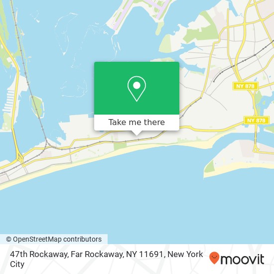 Mapa de 47th Rockaway, Far Rockaway, NY 11691