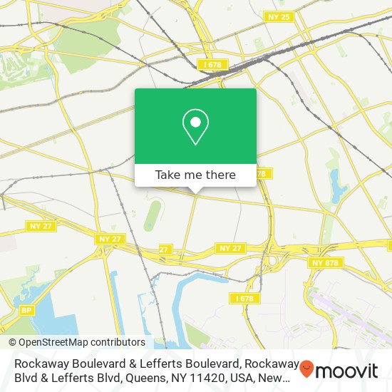 Mapa de Rockaway Boulevard & Lefferts Boulevard, Rockaway Blvd & Lefferts Blvd, Queens, NY 11420, USA