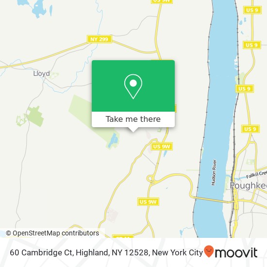 60 Cambridge Ct, Highland, NY 12528 map