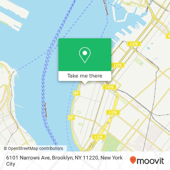 6101 Narrows Ave, Brooklyn, NY 11220 map