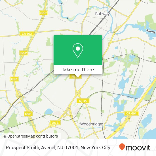 Prospect Smith, Avenel, NJ 07001 map