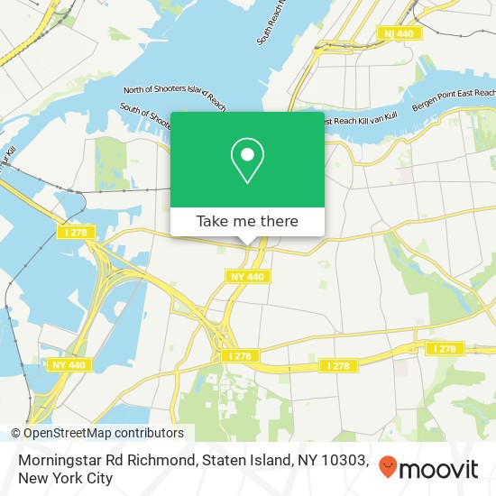 Morningstar Rd Richmond, Staten Island, NY 10303 map