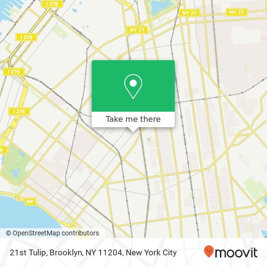 21st Tulip, Brooklyn, NY 11204 map