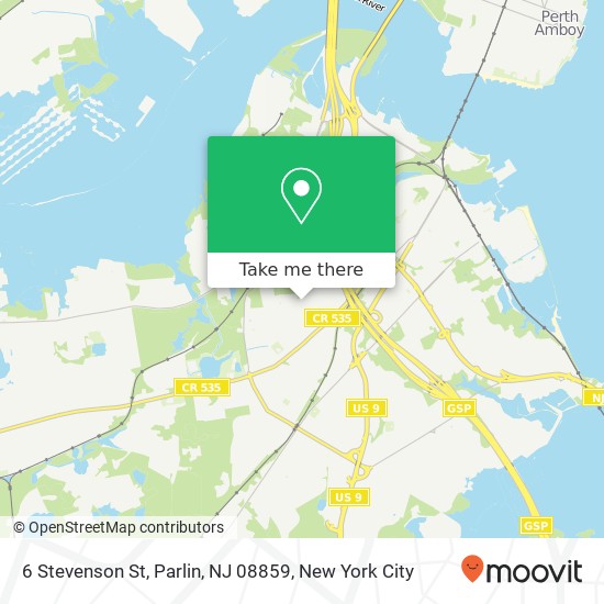 6 Stevenson St, Parlin, NJ 08859 map